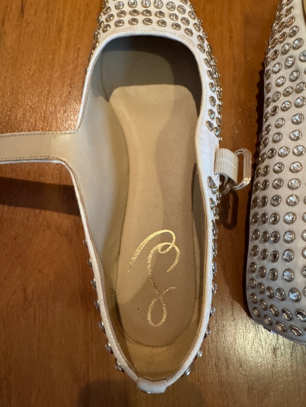 Sam Edelman Michaela Chic
Studded Cream Mary Jane Flats - Picture 4 of 5